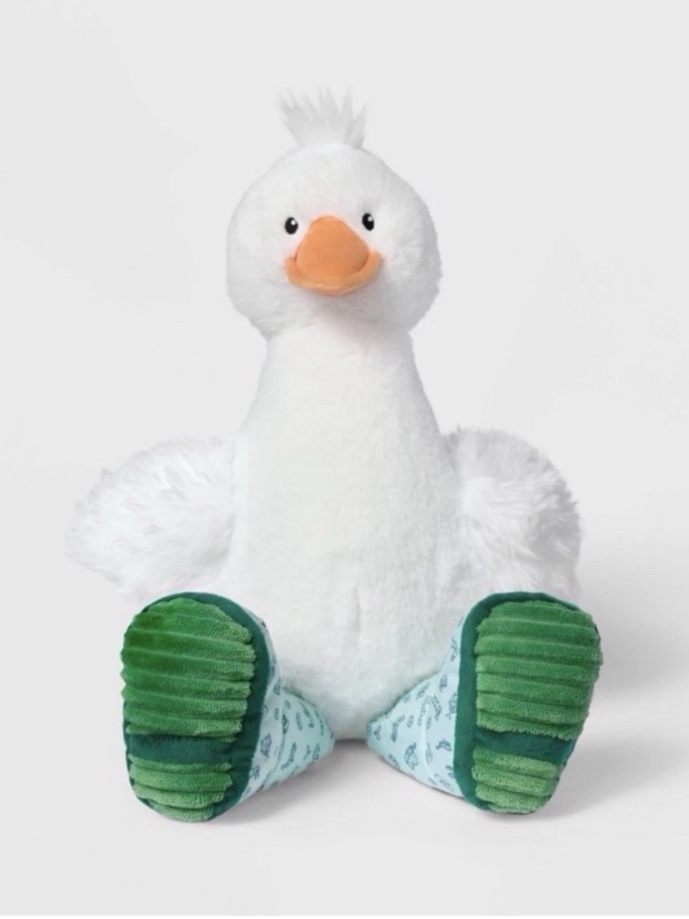 Gigglescape White Duck In Rain Boots plush 13” Giggle Scape NWT
